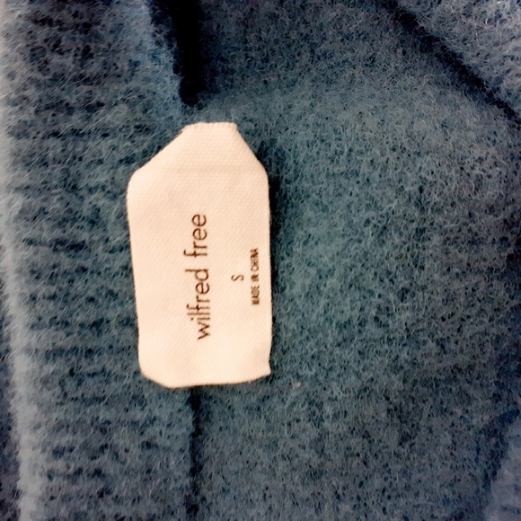 Wilfred Free Small Long Sleeve Blue Sweater P5669 - Picture 7 of 8